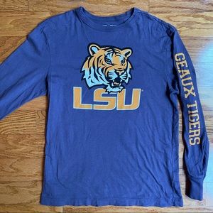 University Childs large LSU long sleeve tee 🐯💜💛
